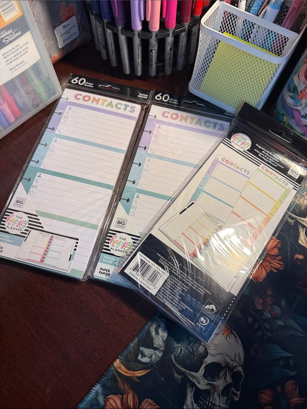 Happy Planner Classic Half-Sheet Contacts refill paper - 3 available